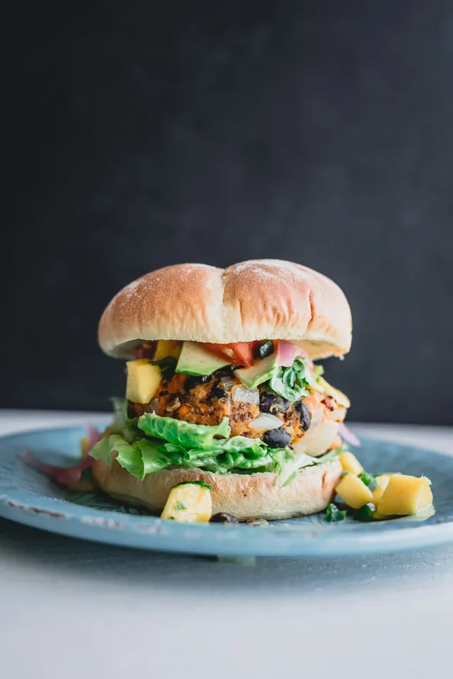 Smoky BBQ Black Bean Burger