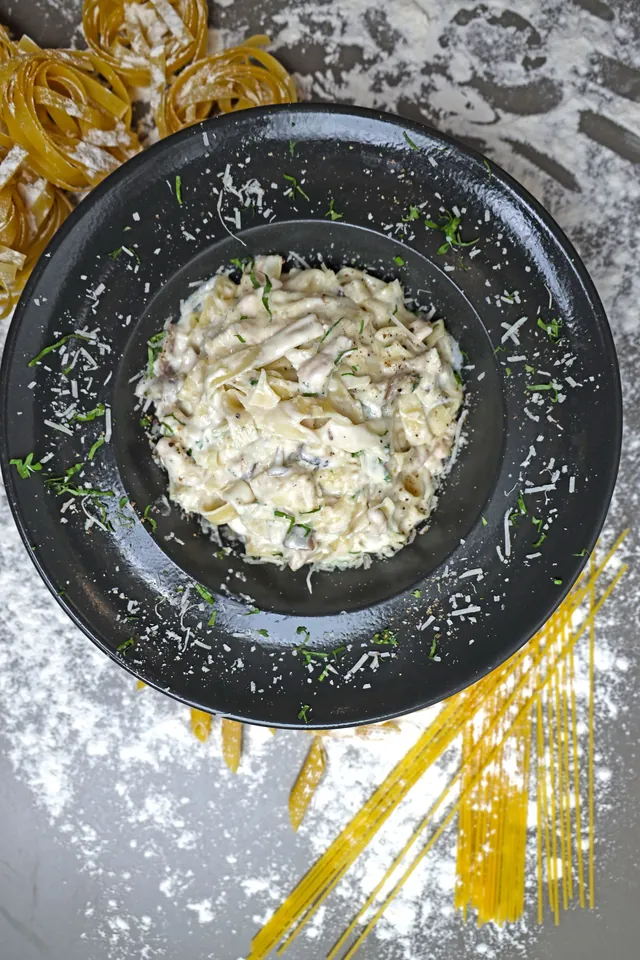 Wild Mushroom Truffle Tagliatelle